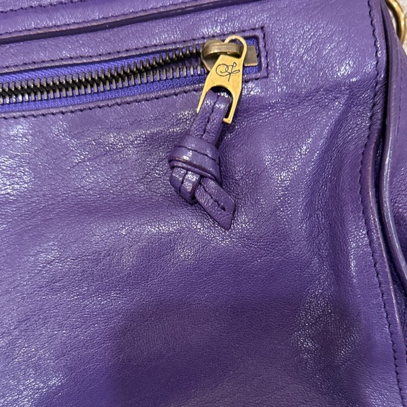 Proenza Schouler PS 1 Purple Leather Women's Bag awesome color - Picture 15 of 16